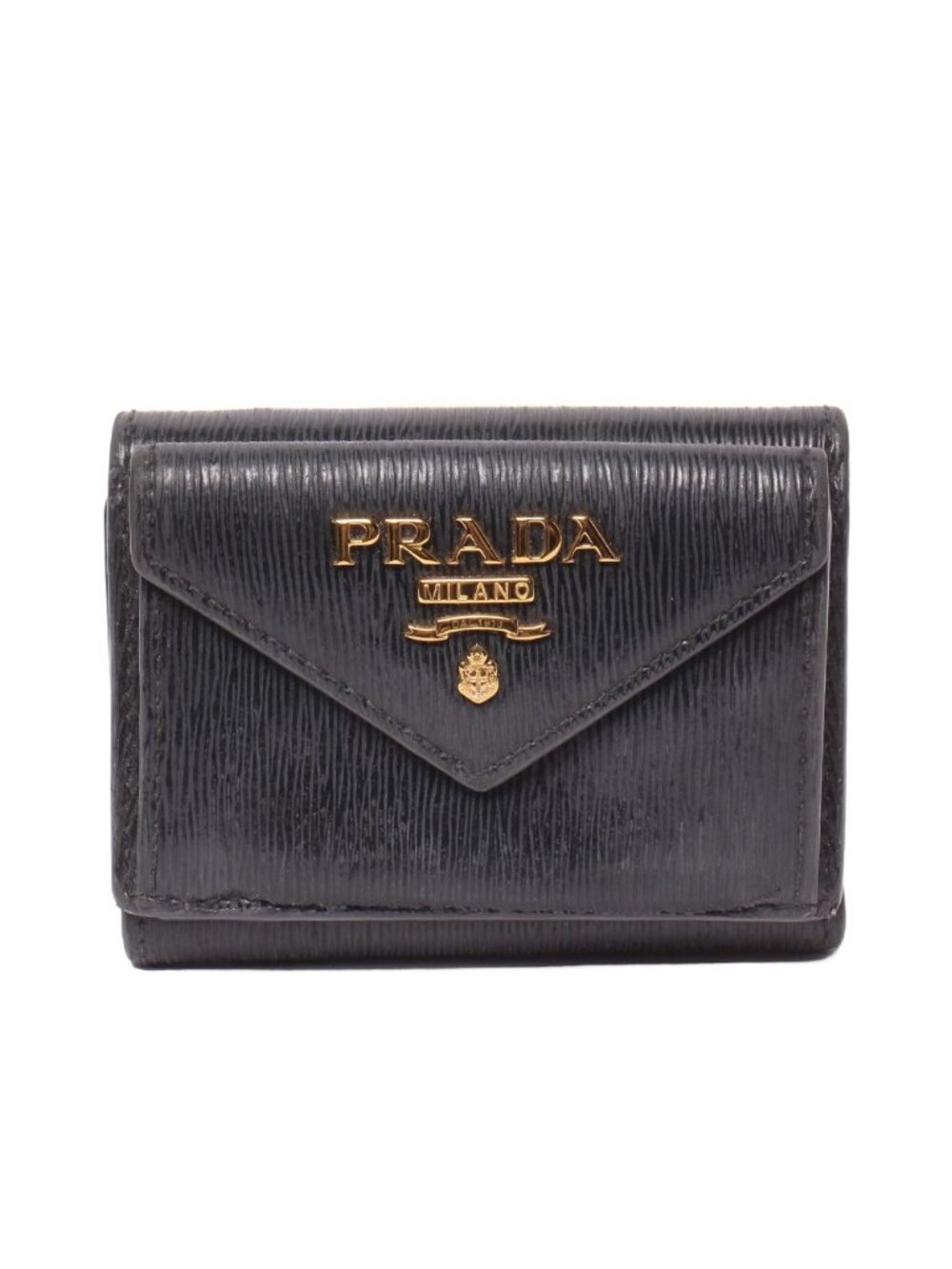Prada Trifold Wallet Black